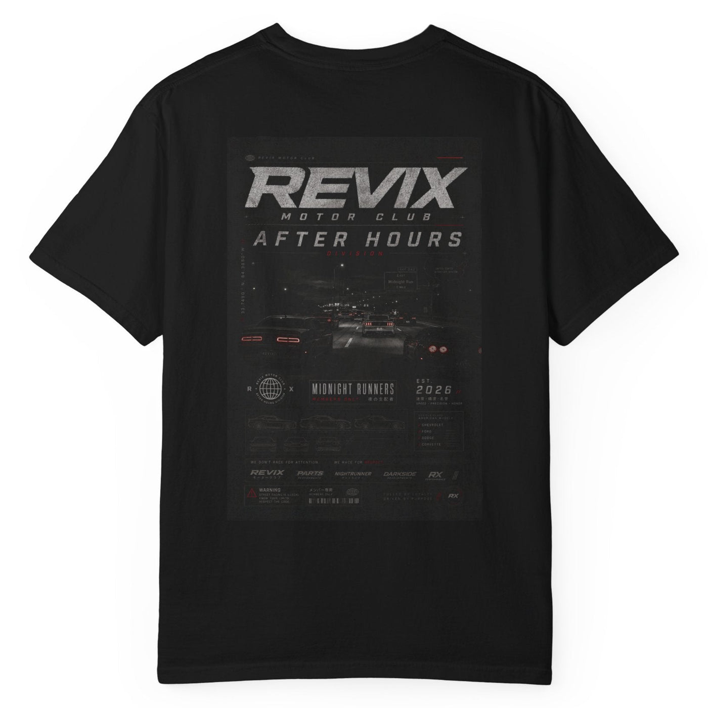 NIGHT RUNNERS (AFTER HOURS) t-shirt